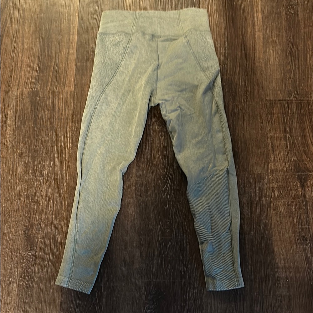 Green Aerie Textured Leggings